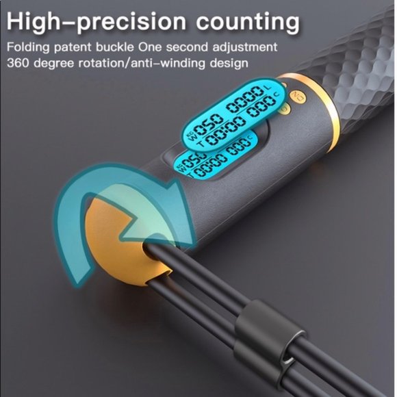 Get fit & Have Fun with this SMART electronic count jump rope (NEW in Box) 💪🏼 - Picture 6 of 11